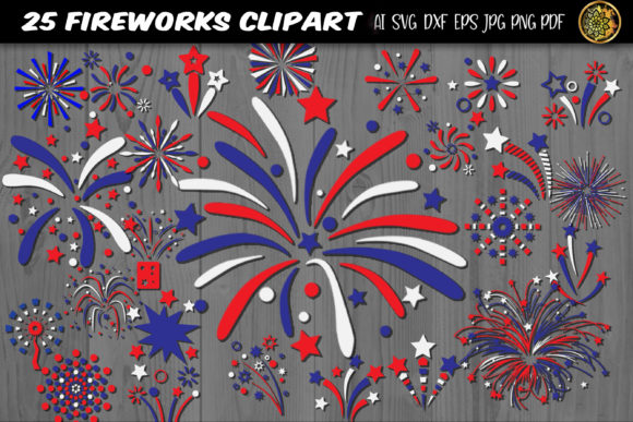 Download Independence Day Firework SVG 25 Clipart - Svg Collection