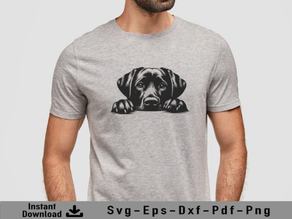 Download Peeking Labrador Retriever Dog Svg File - Labrador retriever dog Collection