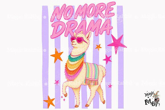 Download No More Drama Llama PNG - Llama png Collection