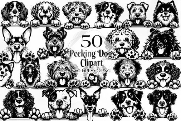 Download 50 Peeking Dog Vector Art SVG PNG Part 4 - Png Collection