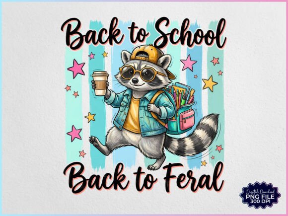 Download Back to School Back to Feral Raccoon PNG - Png Collection
