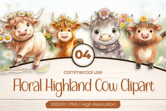 Download Floral Baby Cow Clipart PNG - Png Collection