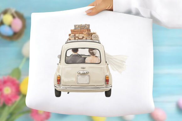 Download Vintage Wedding Car PNG - Png Collection